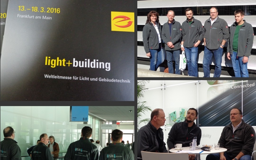 Grün Elektrotechnik zu Gast auf der light+building 2016